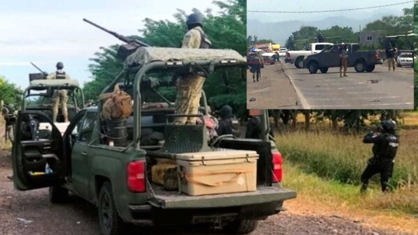 Balaceras por disputa de Michoacán dejan un militar y un sicario muertos