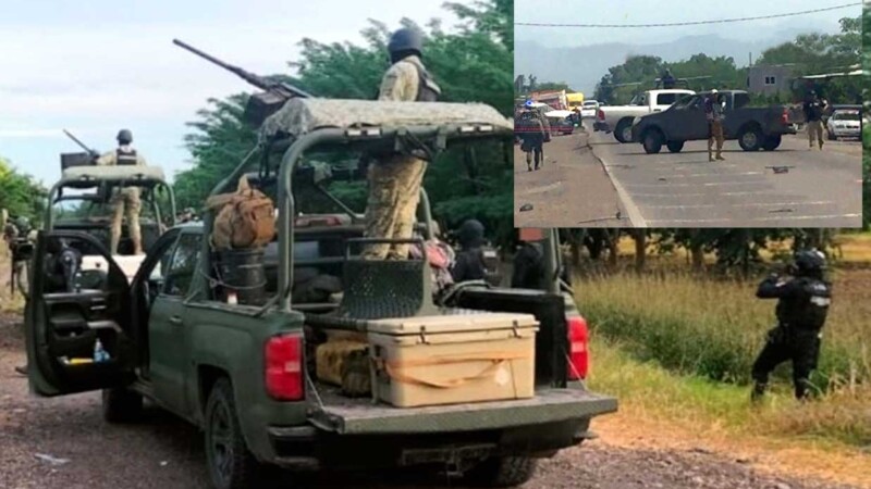 Balaceras por disputa de Michoacán dejan un militar y un sicario muertos