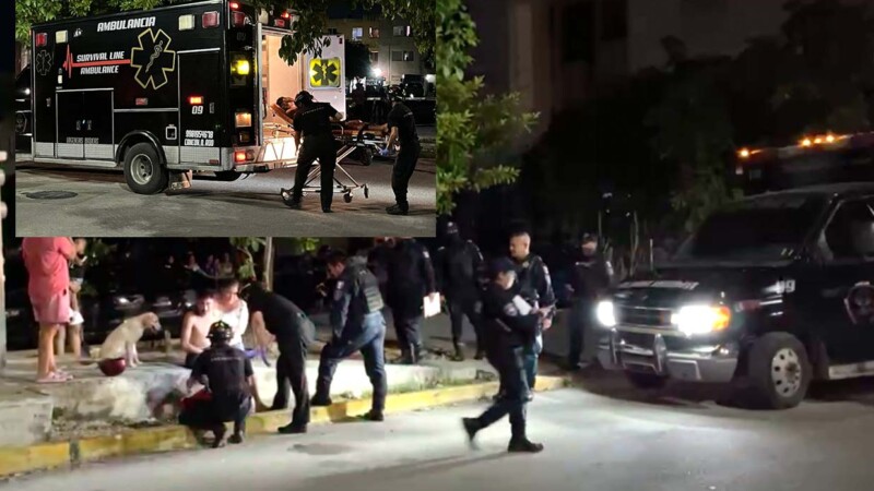 Atacan a hombre a balazos en colonia de Cancún