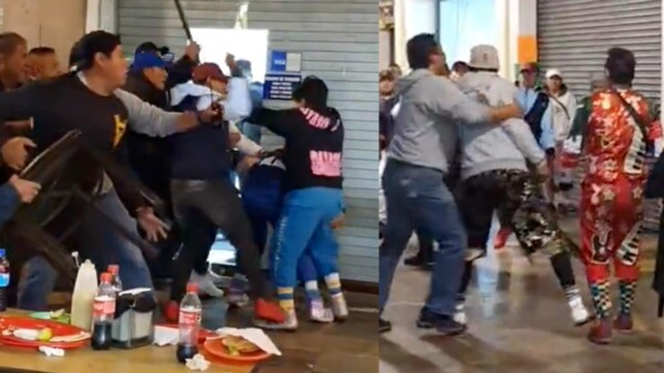 Riña entre payasos y funcionarios en Puebla invade redes sociales