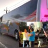 Choca autobús contra volquete en la Cancún-Playa del Carmen