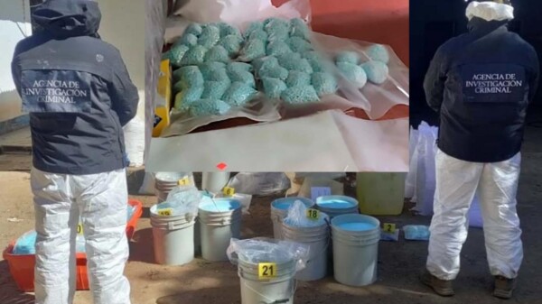 Decomisan en Chihuahua 129 mil pastillas y 150 kilos de fentanilo 