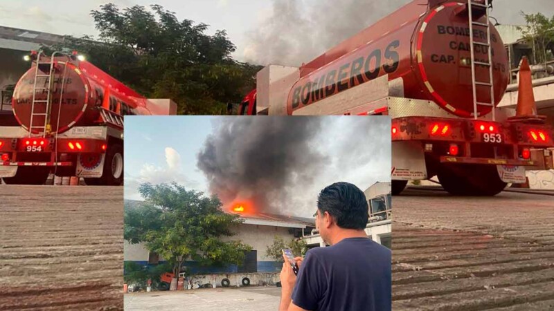 Se incendia antigua farmacia del ISSSTE en la SM 93 de Cancún