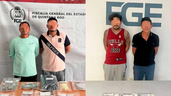 Detienen a presuntos narcomenudistas en Playa del Carmen e Isla Mujeres  