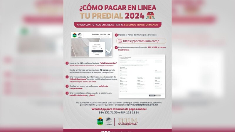 PREDIAL 2024 TULUM: Presenta Diego Castañón primer portal para el pago en línea de contribuciones