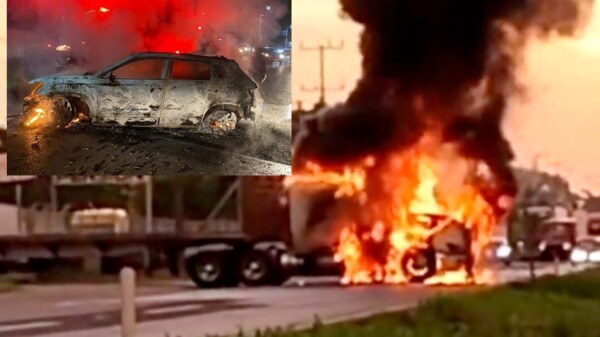 Violencia se apodera de Tabasco con balaceras y quema de vehículos