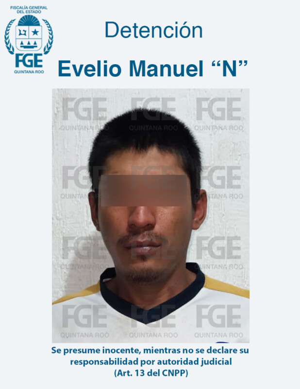 Detienen a dos implicados en un homicidio en Galaxias del Sol en Cancún; Juan Diego “N” y Evelio Manuel “N” quedaron a disposición de un juez de Control.