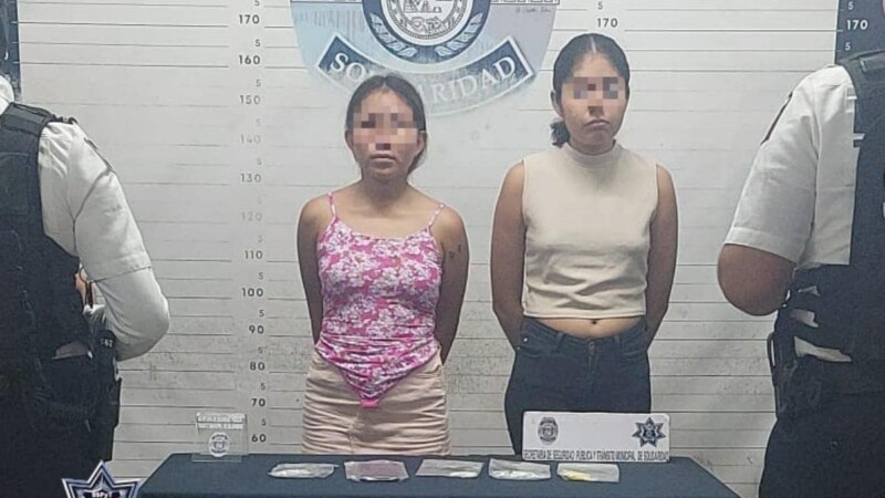 Detienen a mujeres con droga en la Gonzalo Guerrero de Playa del Carmen