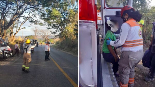 Vuelca camión en la que viajaban 23 guatemaltecos hacinados en la caja