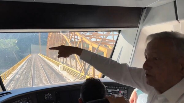 Inaugura AMLO la segunda etapa Cancún-Palenque del Tren Maya