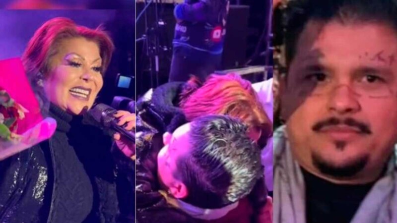 Alejandra Guzmán confunde a imitador con Christian Nodal