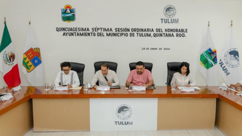 Cabildo de Tulum aprueba compatibilidad de uso de suelo del derecho de vía del Tren Maya