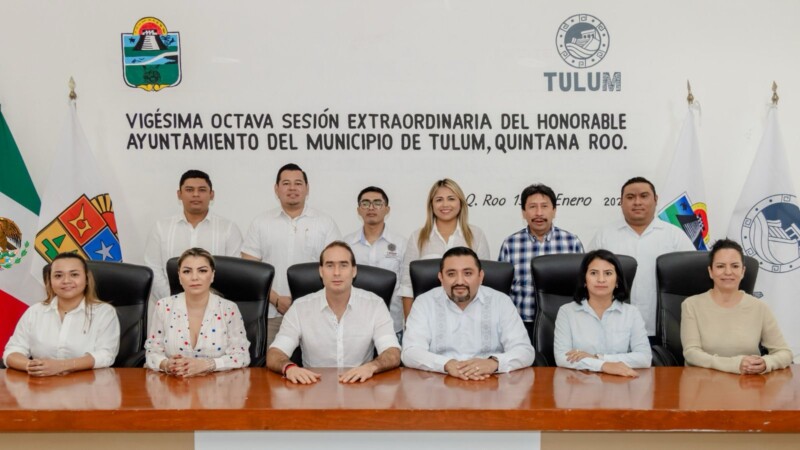 Cabildo de Tulum nombra a Bernabé Pech Ramírez como nuevo secretario general del Ayuntamiento