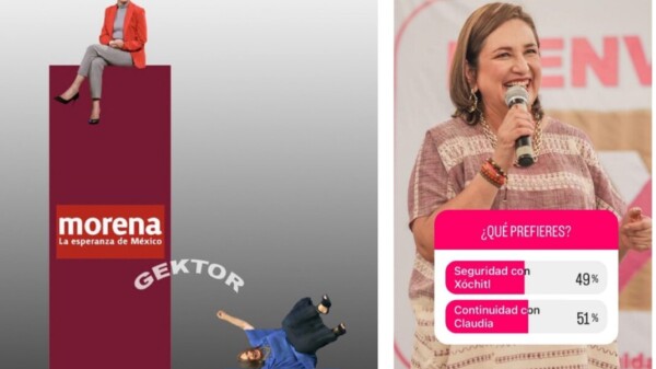 Xóchitl no pudo ganar ni su propia encuesta y la elimina