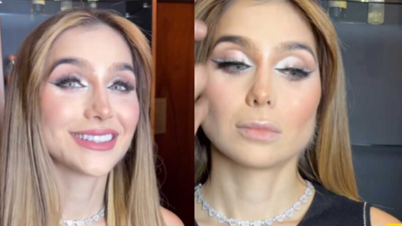 Critican a Marcela Mistral por tener vello facial durante video de maquillaje
