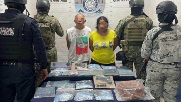 Detienen a cinco y decomisan casi mil dosis de narcóticos en Playa del Carmen