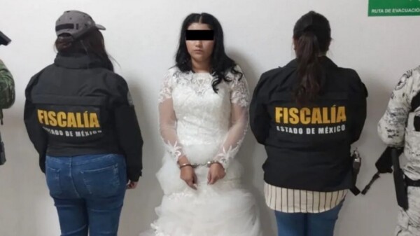 Hasta que la cárcel los separe, cae extorsionadora en su boda