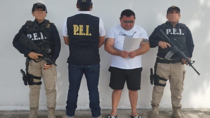 Detienen en Yucatán a extorsionador de comerciante en Isla Mujeres