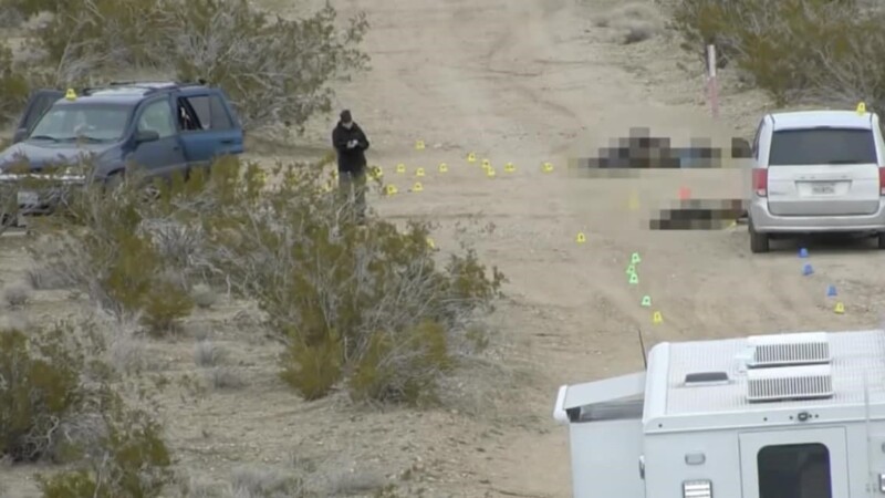 Hallan 6 cadáveres en el desierto de Mojave, en California.