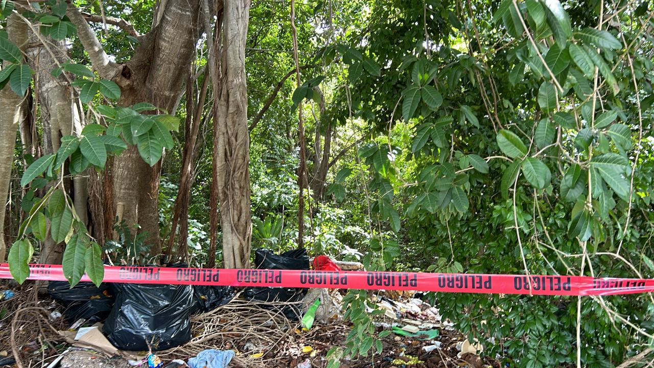 Hallan un cadáver en un área verde del fraccionamiento Paseos Kabah; al parecer se trata de un indigente, quien no presenta huellas de violencia.