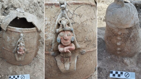 Hallan urna funeraria prehispánica en el Tramo 7 del Tren Maya