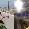 Intrépido paracaidista muere tras saltar de edificio en Tailandia (VIDEO)