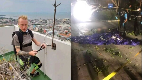 Intrépido paracaidista muere tras saltar de edificio en Tailandia (VIDEO)