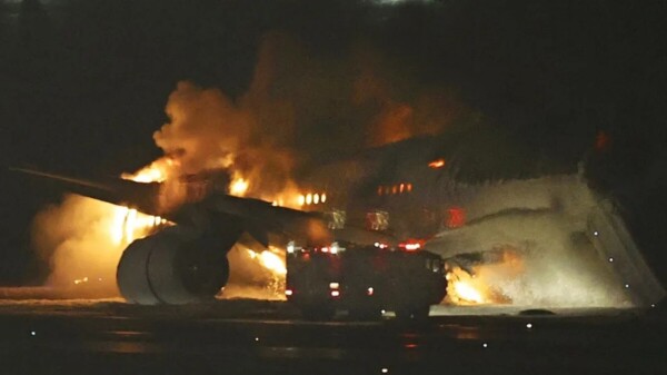 Fatídico inicio de año en Japón; chocan 2 aviones