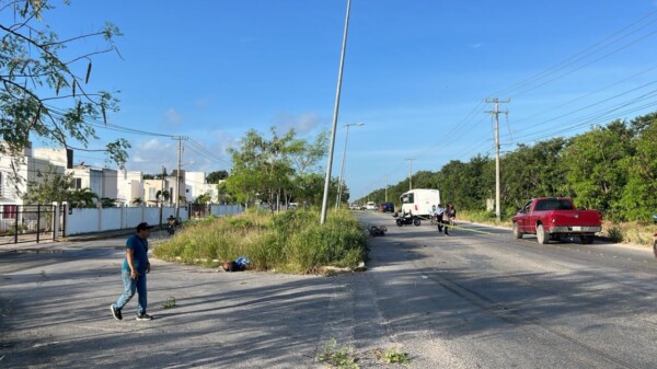 Muere motociclista en trágico accidente en el Arco vial de Cancún