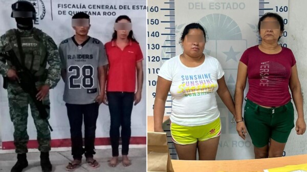 Detienen a cuatro por narcomenudeo en cateos en Cancún y Chetumal