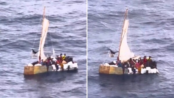 Auxilia la Marina a 12 balseros cubanos rescatados por un crucero cerca de Mahahual