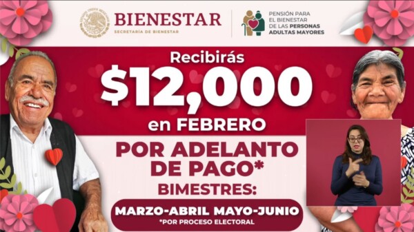 Anuncian fechas de pagos de pensiones y becas por veda