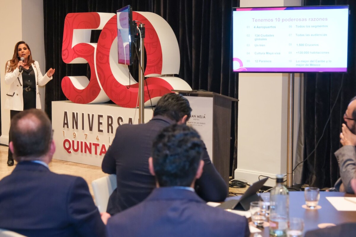 La gobernadora Mara Lezama agradeció el apoyo de touroperadores, aerolíneas y agencias de viaje para hacer de Quintana Roo el éxito turístico que hoy ha consolidado.