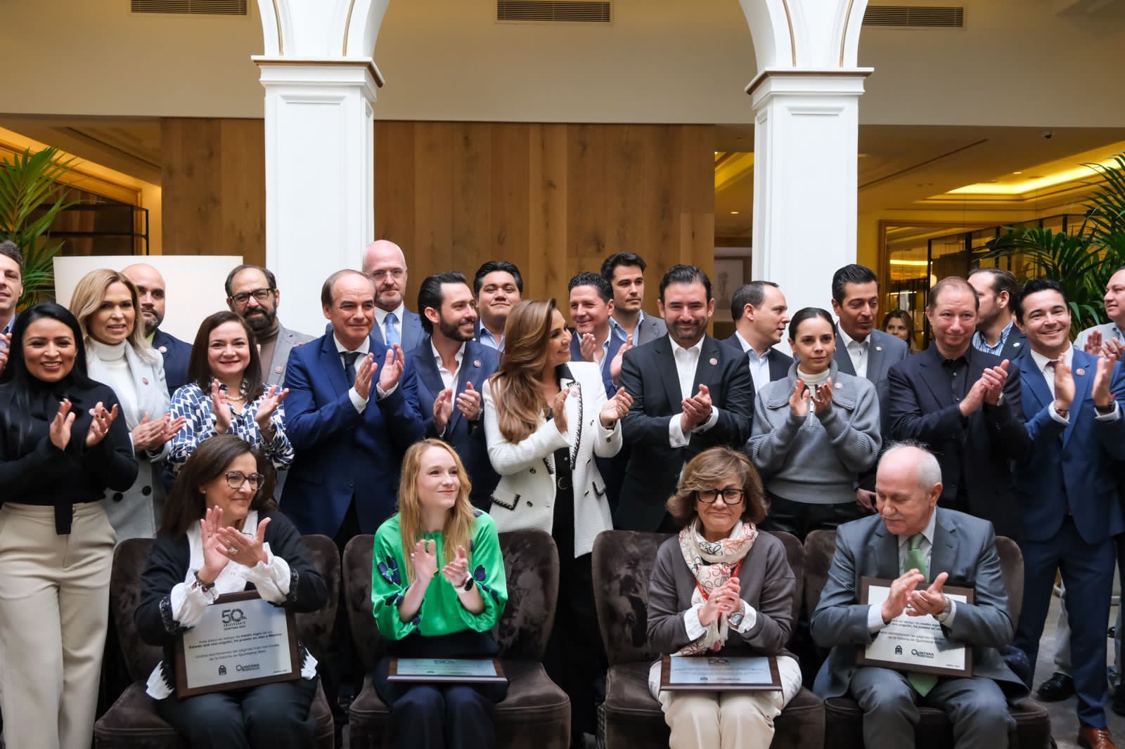 La gobernadora Mara Lezama agradeció el apoyo de touroperadores, aerolíneas y agencias de viaje para hacer de Quintana Roo el éxito turístico que hoy ha consolidado.