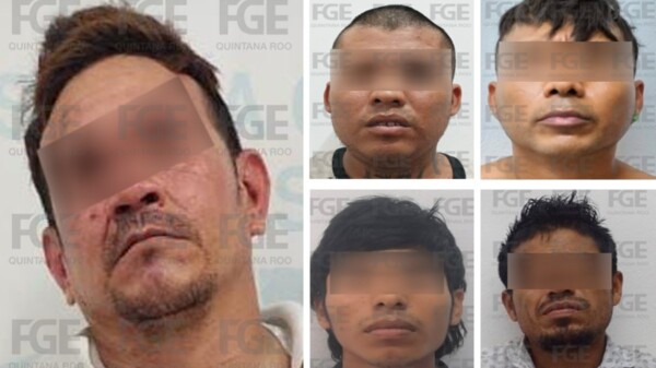 Cae jefe de sicarios y cuatro pistoleros de grupo criminal en Tulum y Playa del Carmen