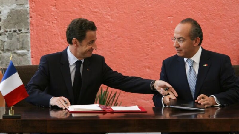 Vieja disputa diplomática destapa cloacas, Sarkozy vs Calderón