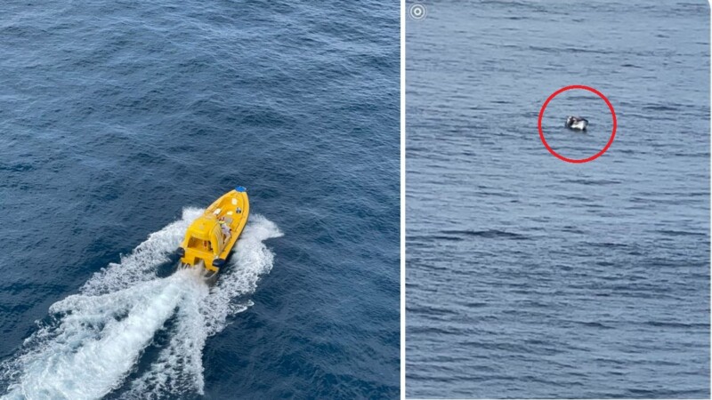 Tripulación de crucero rescata a 6 pescadores de Cozumel desaparecidos en alta mar (VIDEO)