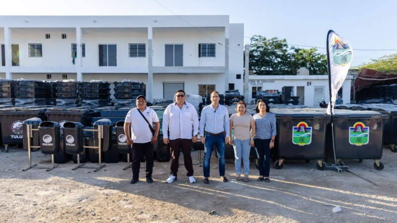 Tulum refuerza su sistema de acopio de basura con 750 contenedores nuevos