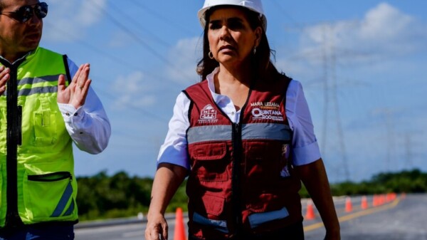Lleva más del 85% reconstrucción y modernización de Av. Chac Mool: Mara Lezama