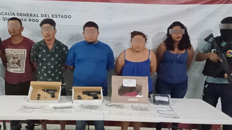 Detienen a 3 sicarios en Cancún; dos ya fueron vinculados a proceso