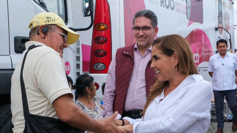 Anuncia Mara Lezama unidades médicas móviles en Chunhuhub, Francisco Uh May y Calderitas