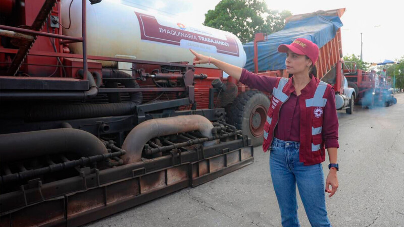 Progresa transformación vial en avenida Nichupté