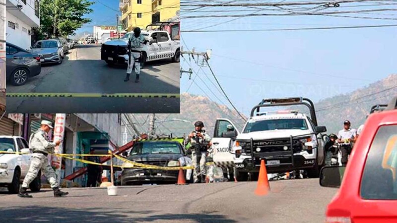 Sicarios atacan sitio de taxis en Acapulco y acribillan a un taxista