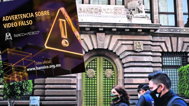 Alerta Banco de Mexico sobre fraudes con video hecho con IA