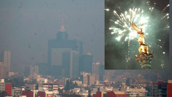 Decretan contingencia ambiental en CDMX por quema de pirotecnia