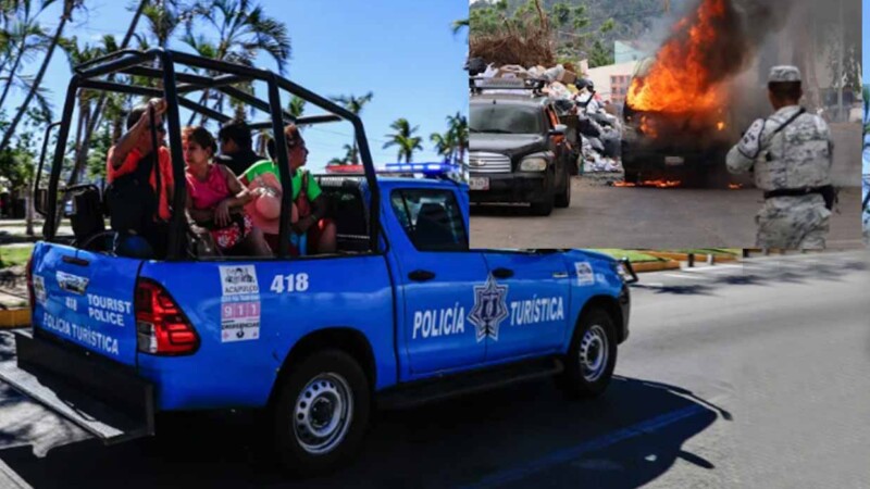 Paraliza crimen organizado transporte público en Acapulco