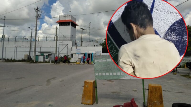 Frustran fuga de un reo del Cereso de Cancún