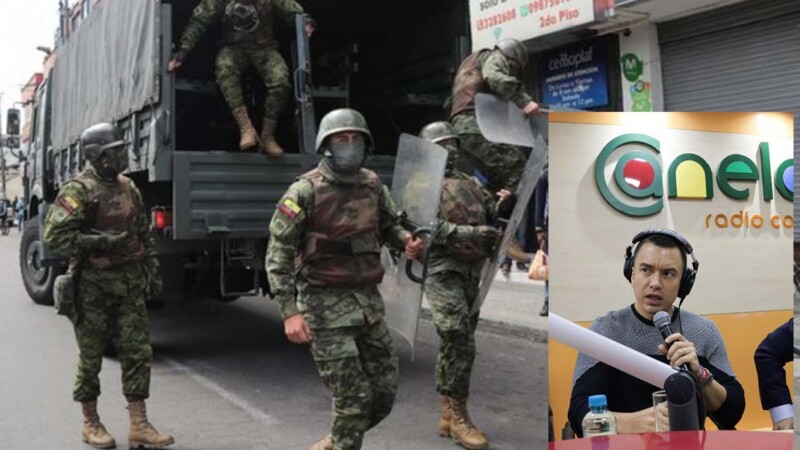 Ecuador se encuentra "en estado de guerra": Daniel Novoa