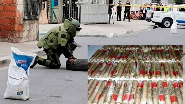 Localizan autoridades en Ecuador depósito de explosivos de criminales