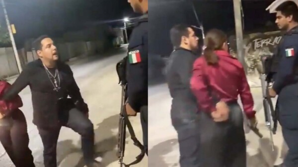 Exhiben a elemento de la FGR amenazando a policía estatal en Tamaulipas